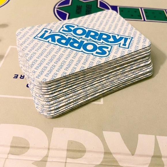 Vintage 1972 Sorry  Board Game Parker Brothers Complete - Picture 12 of 12